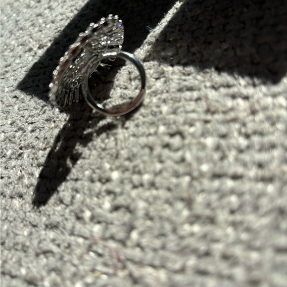 Swarovski Sparkling Dance Dial Up ladies ring rhodium plated 52 brand new ! - Picture 9 of 12